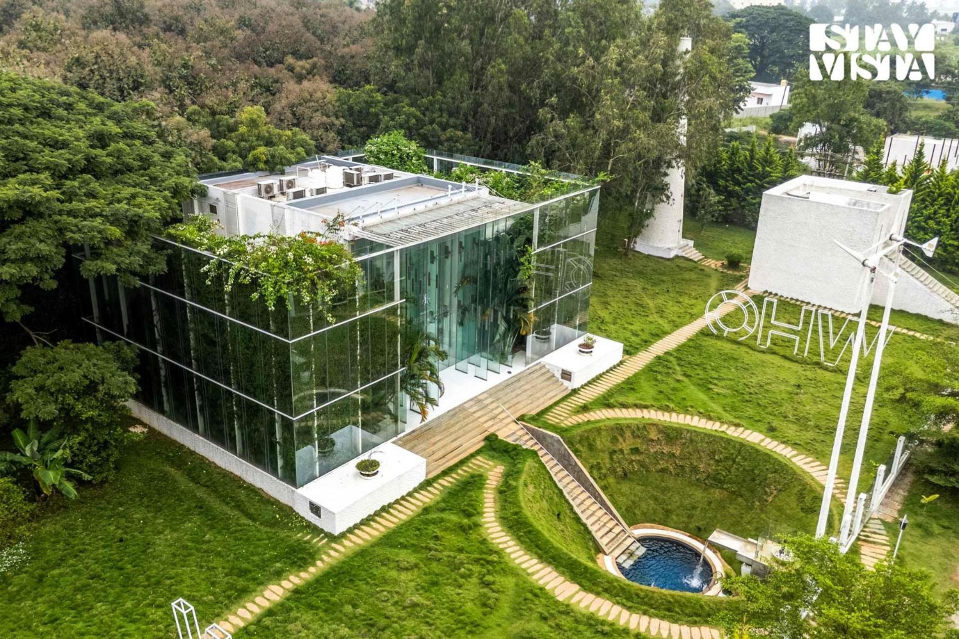 The Crystal Hall India'S Only All Glass Villa Бенґалуру Екстер'єр фото
